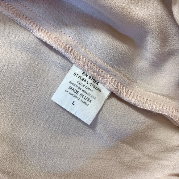 NWT Lanston Zip Up Hooded Jacket Women Size Large Blush Pink - Picture 6 of 6